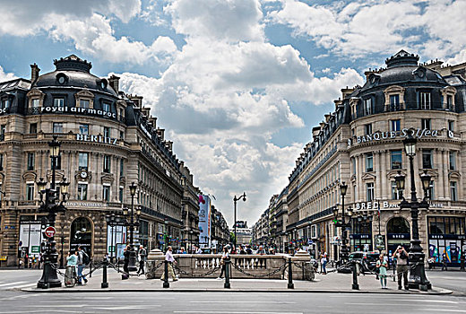 道路,歌剧院,巴黎,法国,欧洲