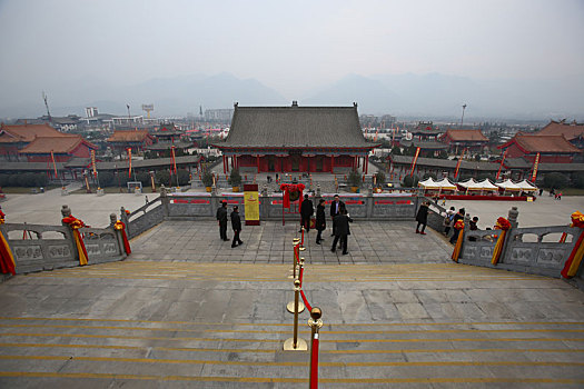 陕西西安周至财神庙景区