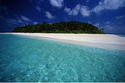 热带海岛,马尔代夫,印度洋