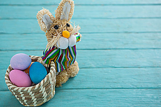 篮子,复活节彩蛋,玩具,复活节兔子,白色背景,背景