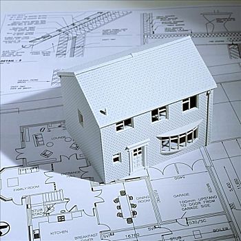 房屋模型,建筑图纸