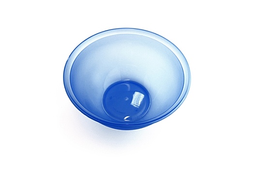 蓝色,塑料碗,白色背景,背景