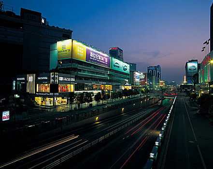 成都盐市口夜景