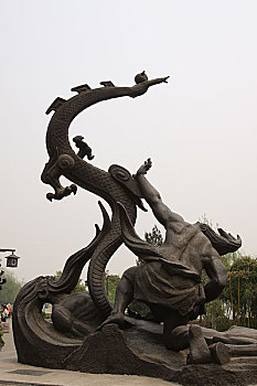 武汉汉阳晴川阁雕塑