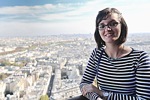 游客,人,法国,巴黎,埃菲尔铁塔,背景