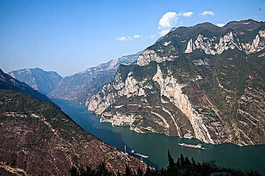 长江三峡巫峡峡谷