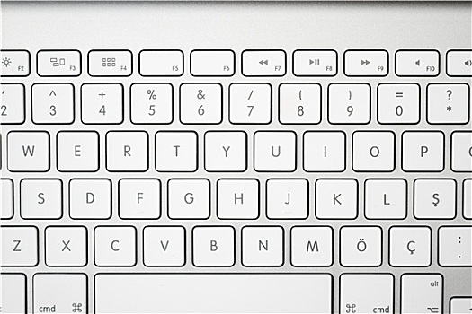 特写,现代,白色,灰色,电脑键盘,土耳其,文字