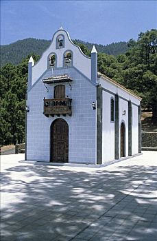 小教堂,靠近,埃尔帕索,帕尔玛,加纳利群岛,西班牙