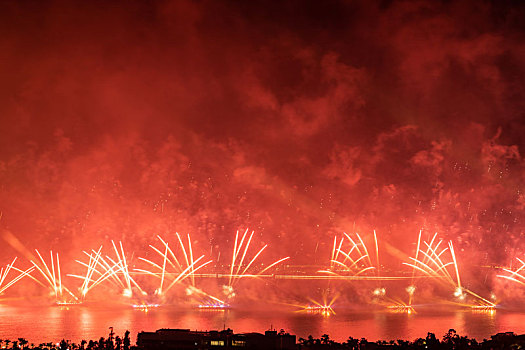 珠海市庆祝建国70周年烟花汇演