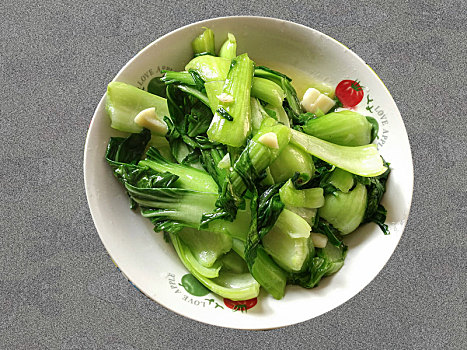 一盘炒青菜,绿叶菜