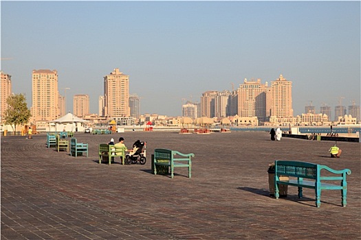 散步场所,文化,乡村,多哈,卡塔尔