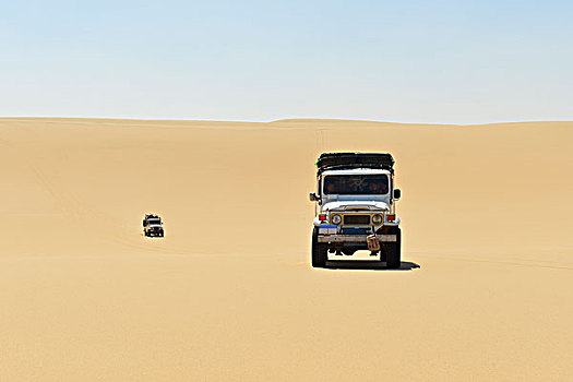 四輪驅動,汽車,利比亞沙漠,撒哈拉沙漠,埃及,非洲