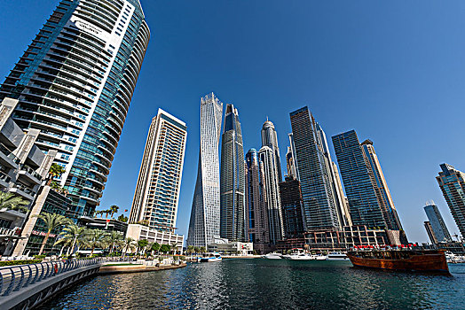迪拜城市景观