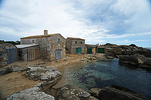 渔村,马略卡岛,西班牙