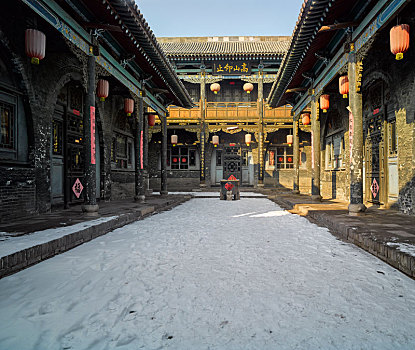 平遥古城浑漆斋大院