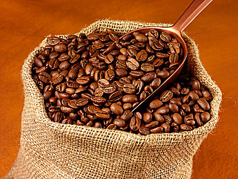 咖啡豆,包,奢华
