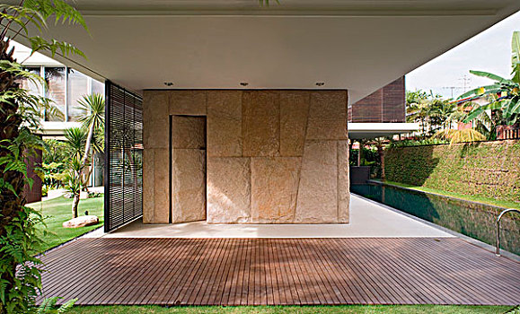 房子,新加坡,建筑师,存储,盥洗室,留白,门,切片,花冈岩