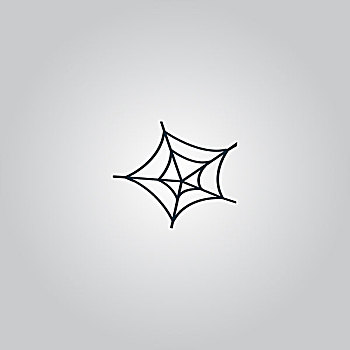 蜘蛛网,象征
