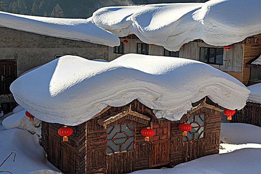 海林双峰林场雪乡