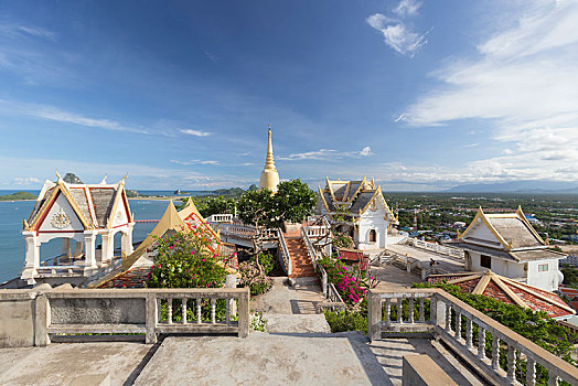 山顶,庙宇,泰国,亚洲