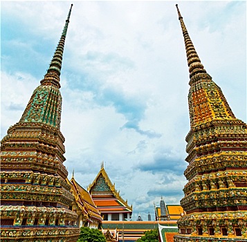 寺院,佛教寺庙,曼谷,泰国