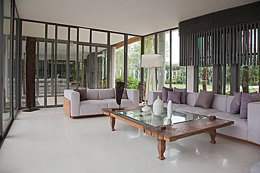 沙发,茶几,起居室,房子,印度尼西亚