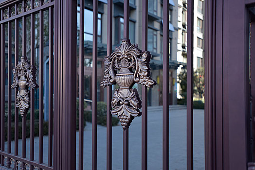 铁门上的欧式雕花