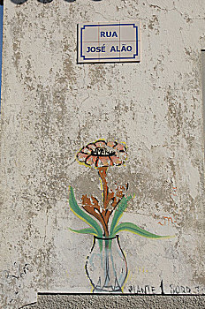 葡萄牙,墙壁,涂鸦