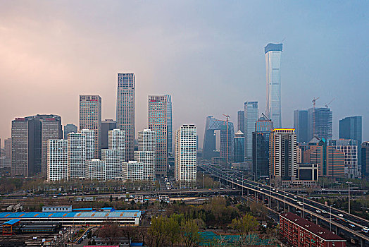 北京cbd地区风光