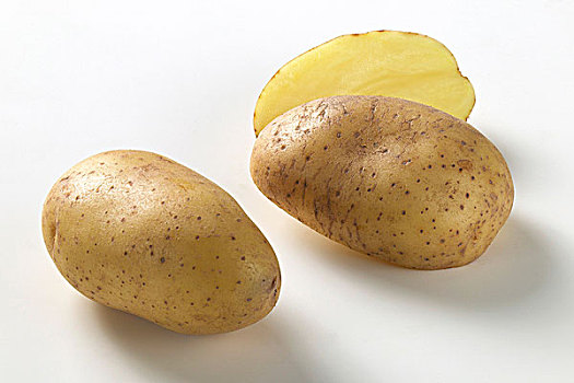 两个,一半,一个,土豆,品种