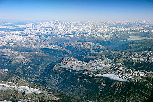 法国阿尔卑斯山,雪,法国,欧洲