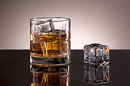 棚拍,酒,玻璃杯,冰