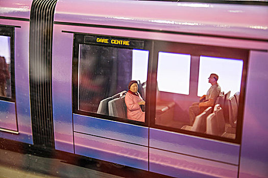 地铁车辆模型