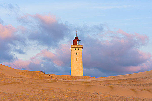 灯塔,沙丘,北方,日德兰半岛,丹麦