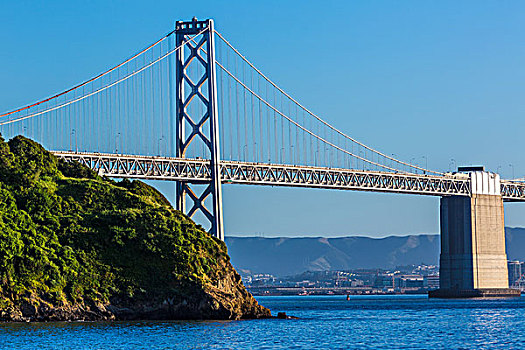 海湾大桥,旧金山,金银岛,加利福尼亚