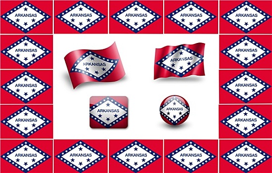 旗帜,阿肯色州,象征