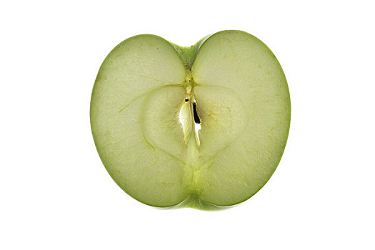 苹果,绿色,澳洲青苹果,一半,食物,水果,核能,营养,健康,半个苹果,房子,切削,概念,低热量,鲜脆,新鲜,果味,多汁,开胃,维生素,安静