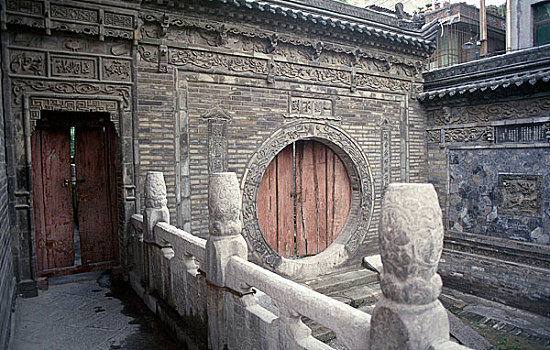 西安大清真寺砖雕门