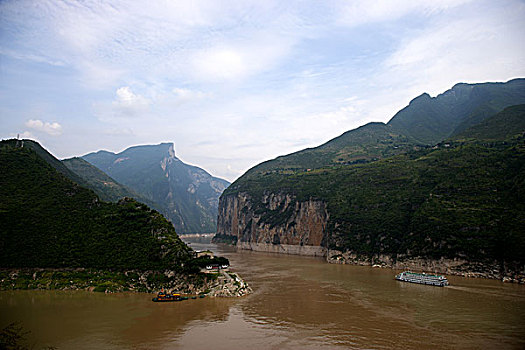 长江三峡瞿塘峡,夔门