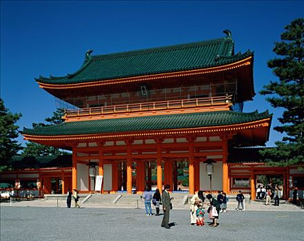 平安神宫,京都,本州,日本