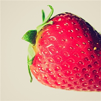 复古,看,草莓