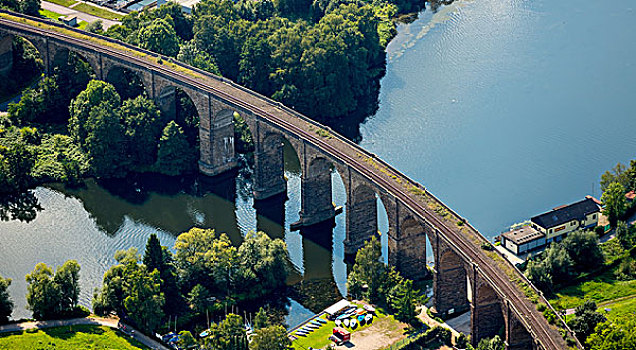 高架桥,地区,北莱茵威斯特伐利亚,德国,欧洲