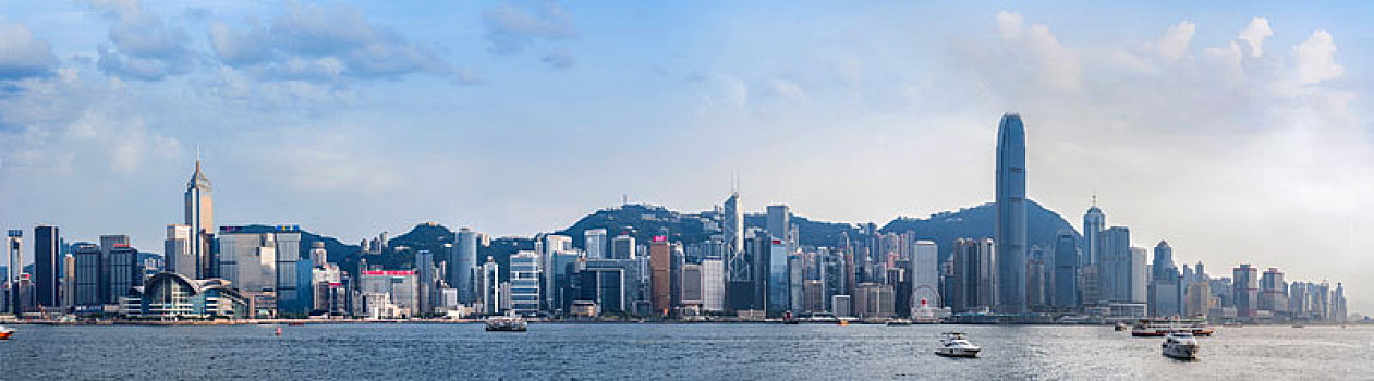 香港,港岛,全景图