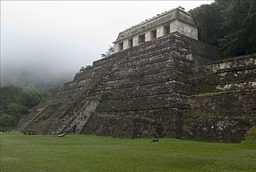 碑铭神庙,玛雅,遗迹,帕伦克,恰帕斯,墨西哥