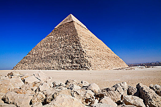 卡夫拉金字塔,卡夫拉,吉萨金字塔,高原,开罗附近,埃及