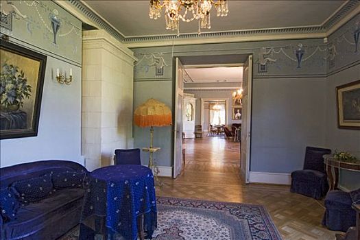 厅室,庄园,爱沙尼亚,欧洲