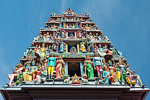 印度教,神,女神,庙宇,宗教场所,唐人街,新加坡,亚洲