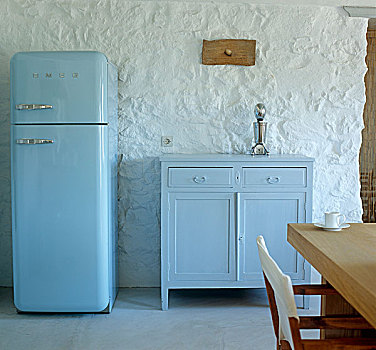 电冰箱,现代,接触,乡村,厨房