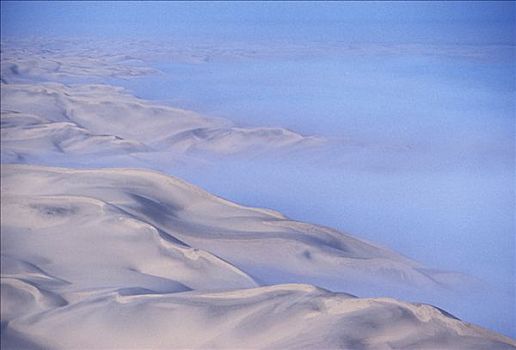 雾,沙丘,纳米布沙漠,纳米比亚