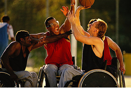 轮椅,篮球